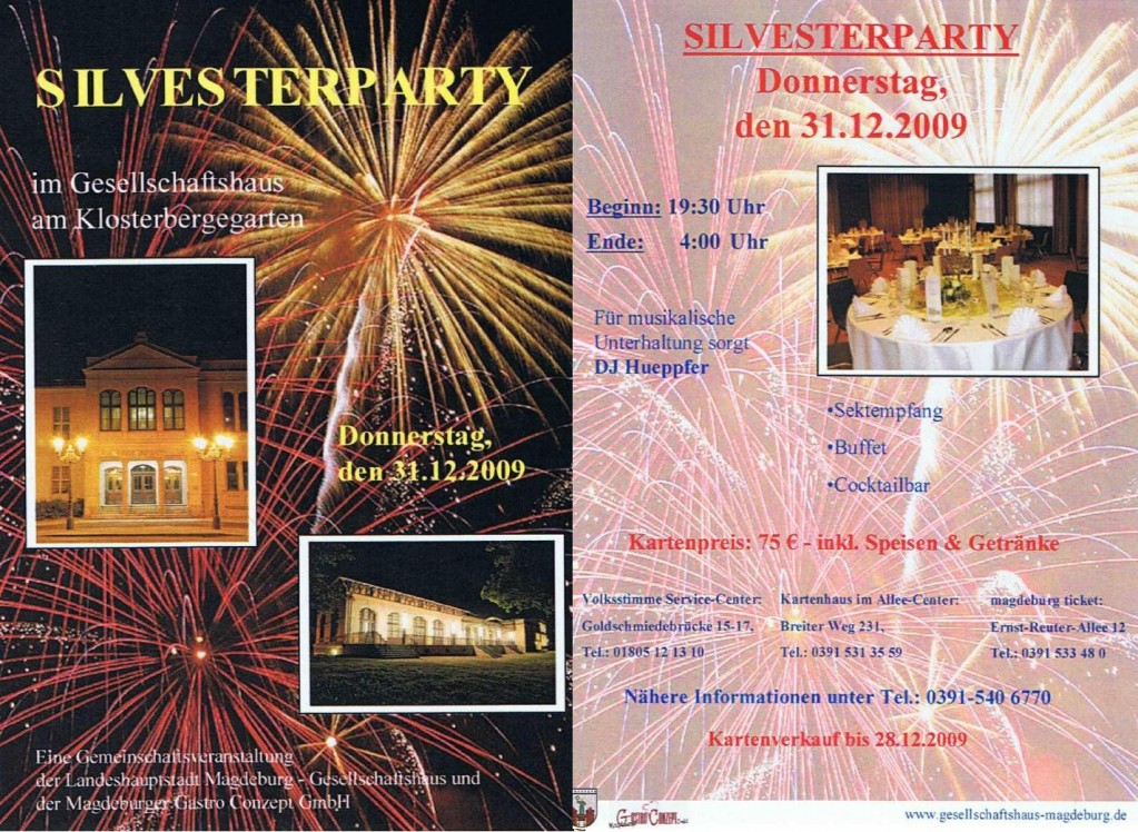 Silvesterparty Gesellschaftshaus Silvesterparty Gesellschaftshaus